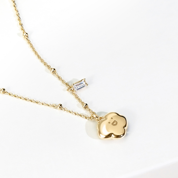 Story+聯名系列 樂樂晶鑽純銀項鍊