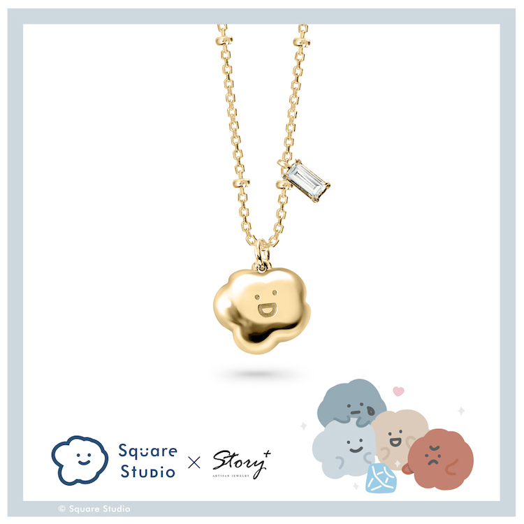 Story+聯名系列 樂樂晶鑽純銀項鍊