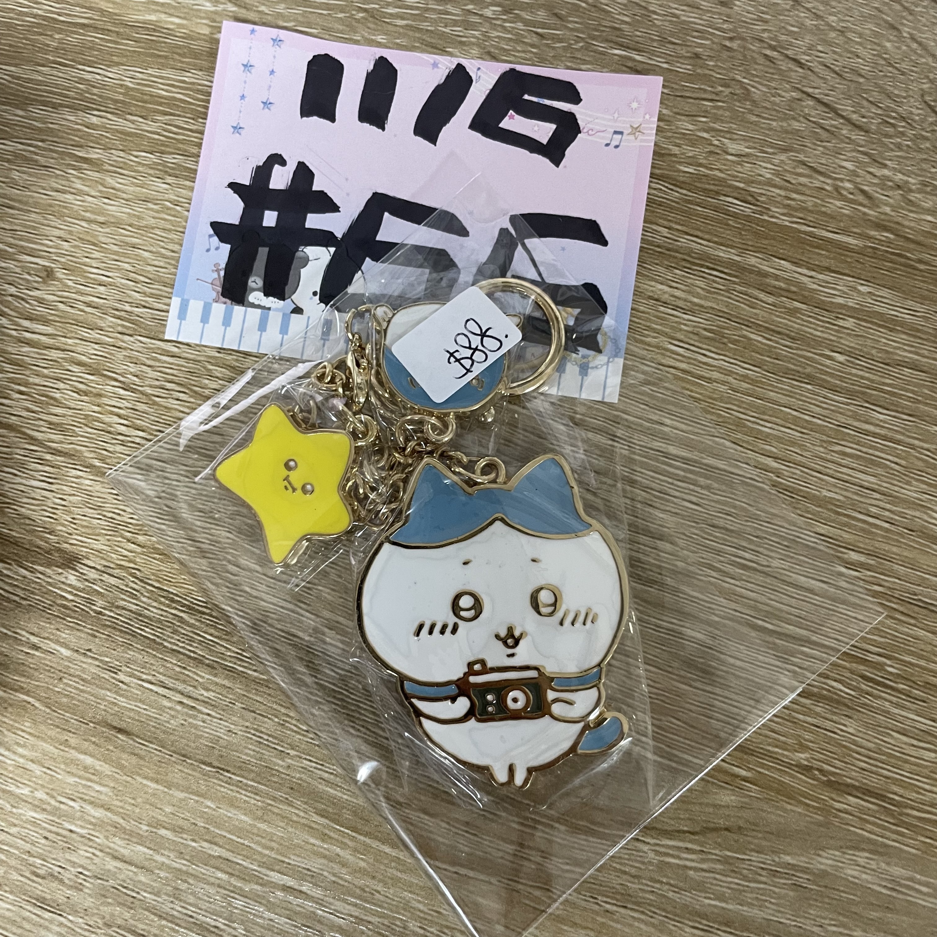 CHIIKAWA  八字貓  掛件#66