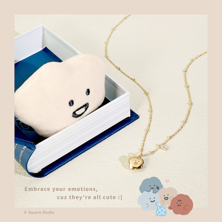 Square Studio方坊經典系列-樂樂晶鑽純銀項鍊