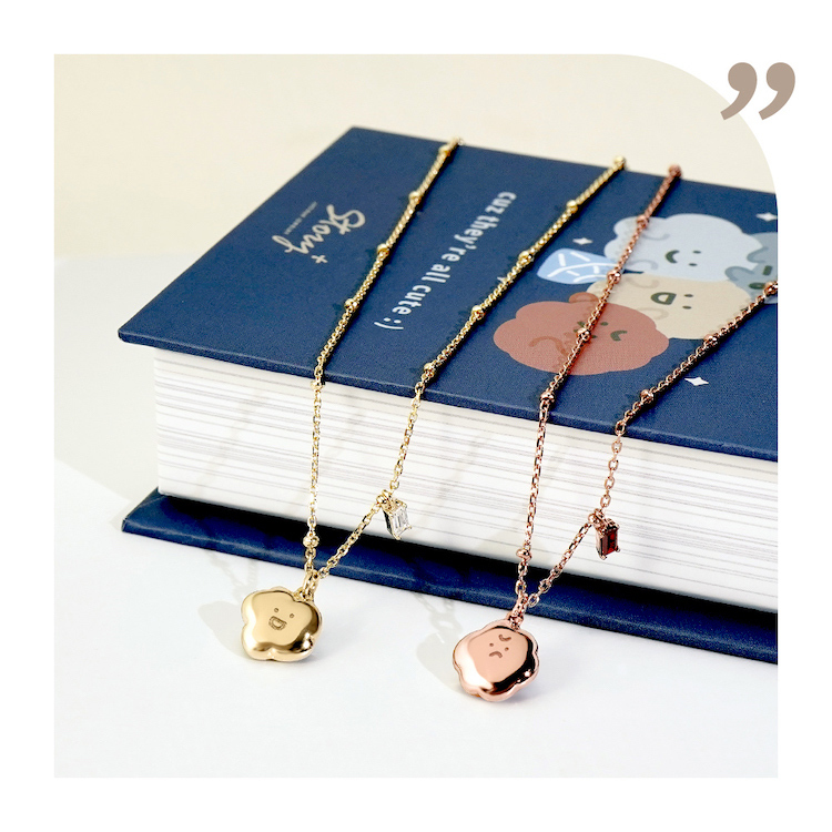 Square Studio方坊經典系列-樂樂晶鑽純銀項鍊