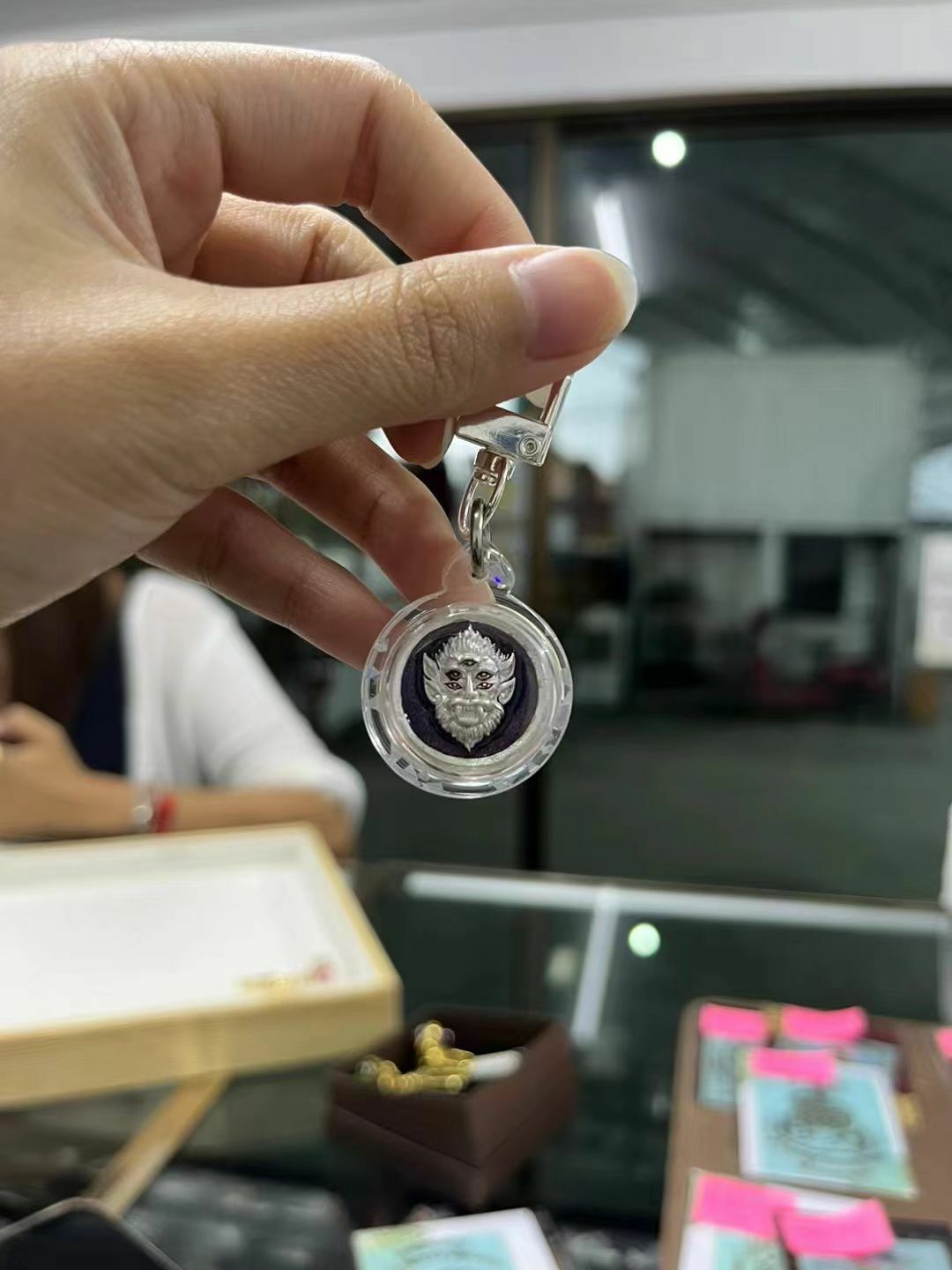 阿贊蘇賓師傅 供請 開光 五眼四耳天神 匙扣款