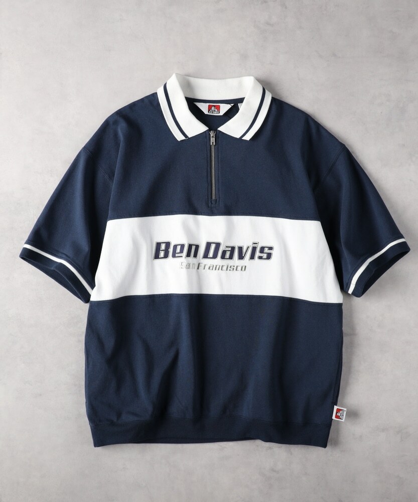 BEN DAVIS / Half-zip Polo Shirt