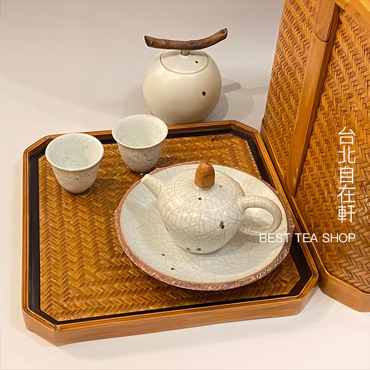 茶香自在】永寶用之廖壹男老師竹編茶具提籃