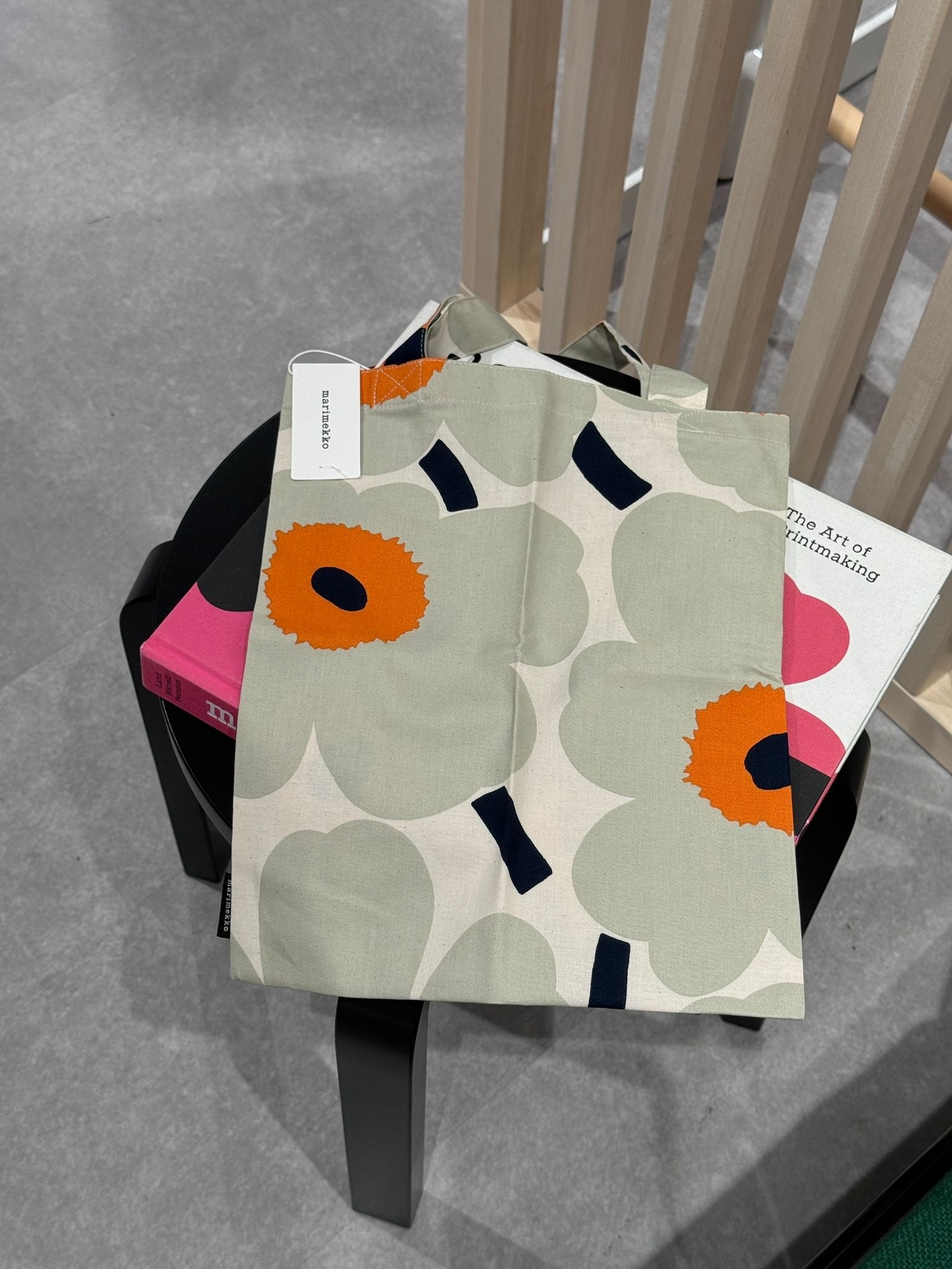 代購現貨 ｜ marimekko tote | 牛油果 x 橙