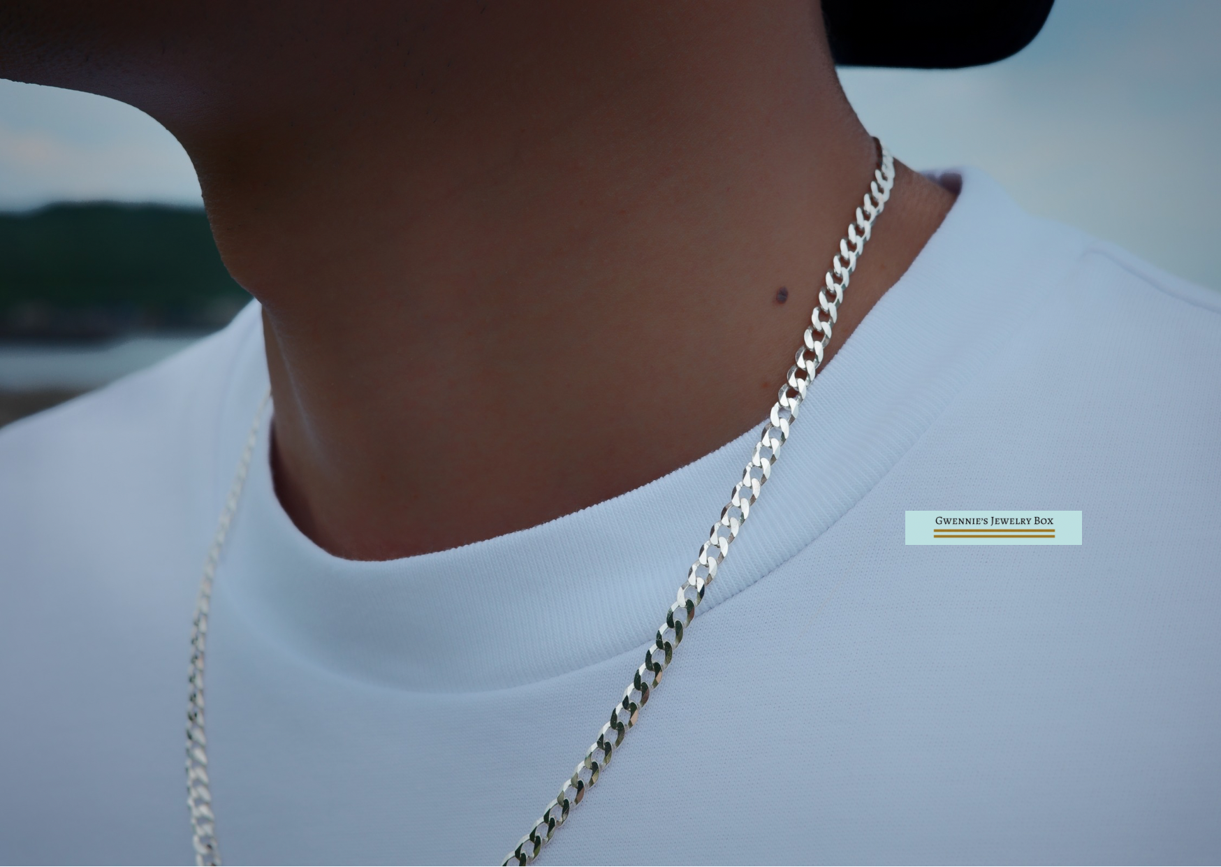 925銀 - 古巴扁鏈