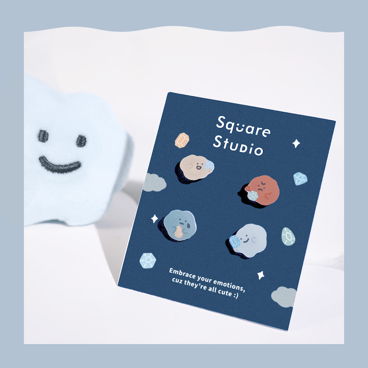 Square Studio方坊經典系列-造型耳環組-珠寶款