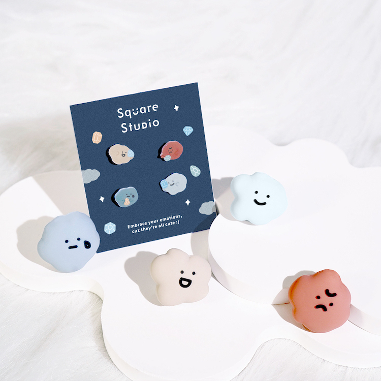 Square Studio方坊經典系列-造型耳環組-珠寶款