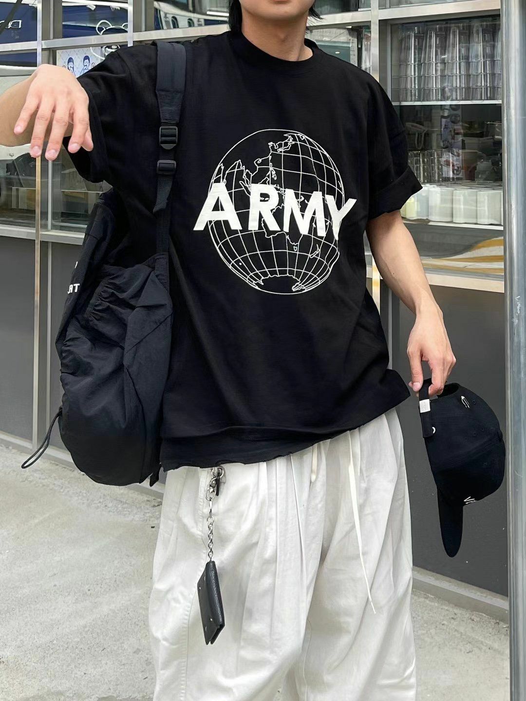 英文字圖案短袖Tee T5453