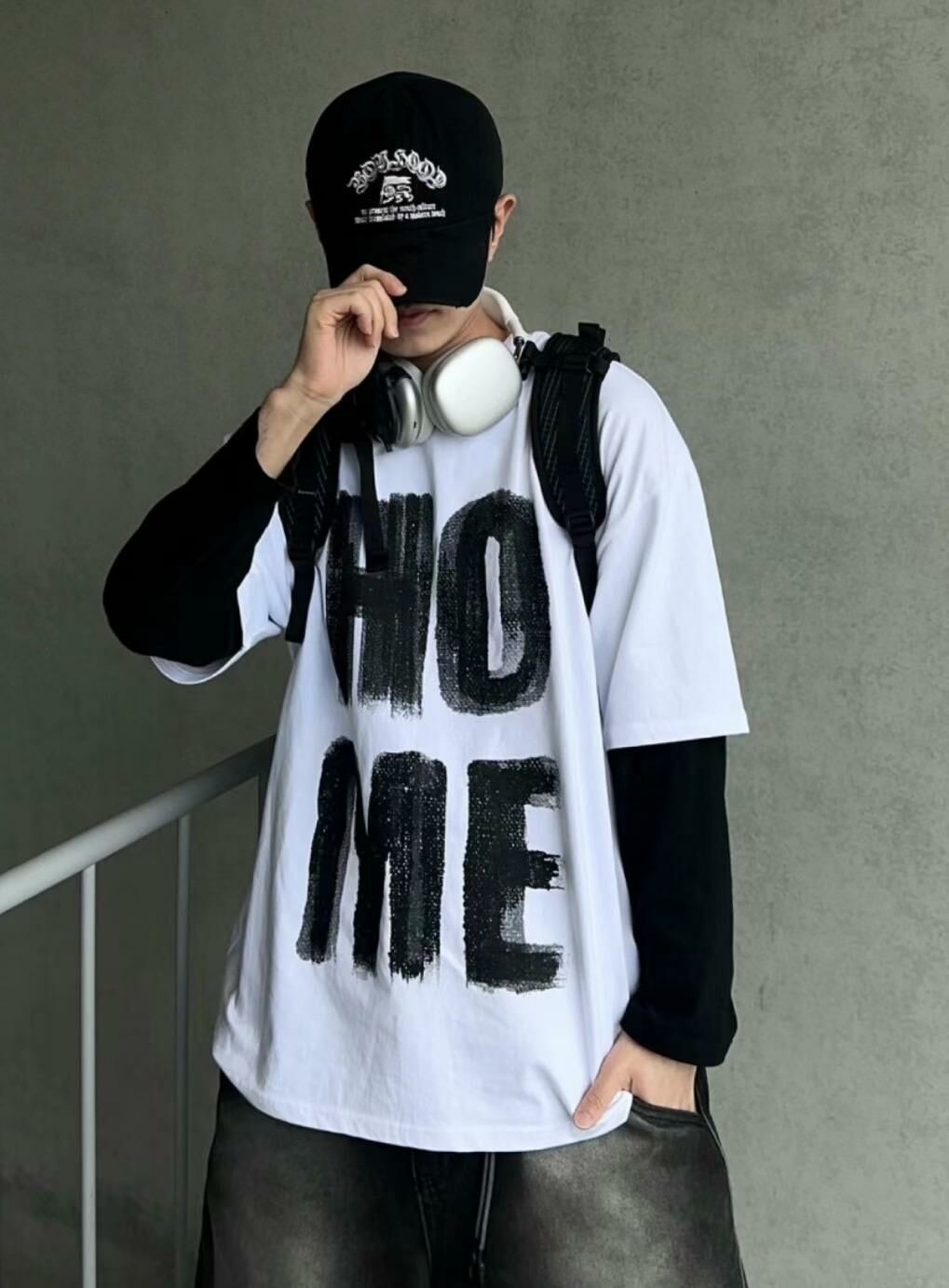 英文字短袖Tee T5447