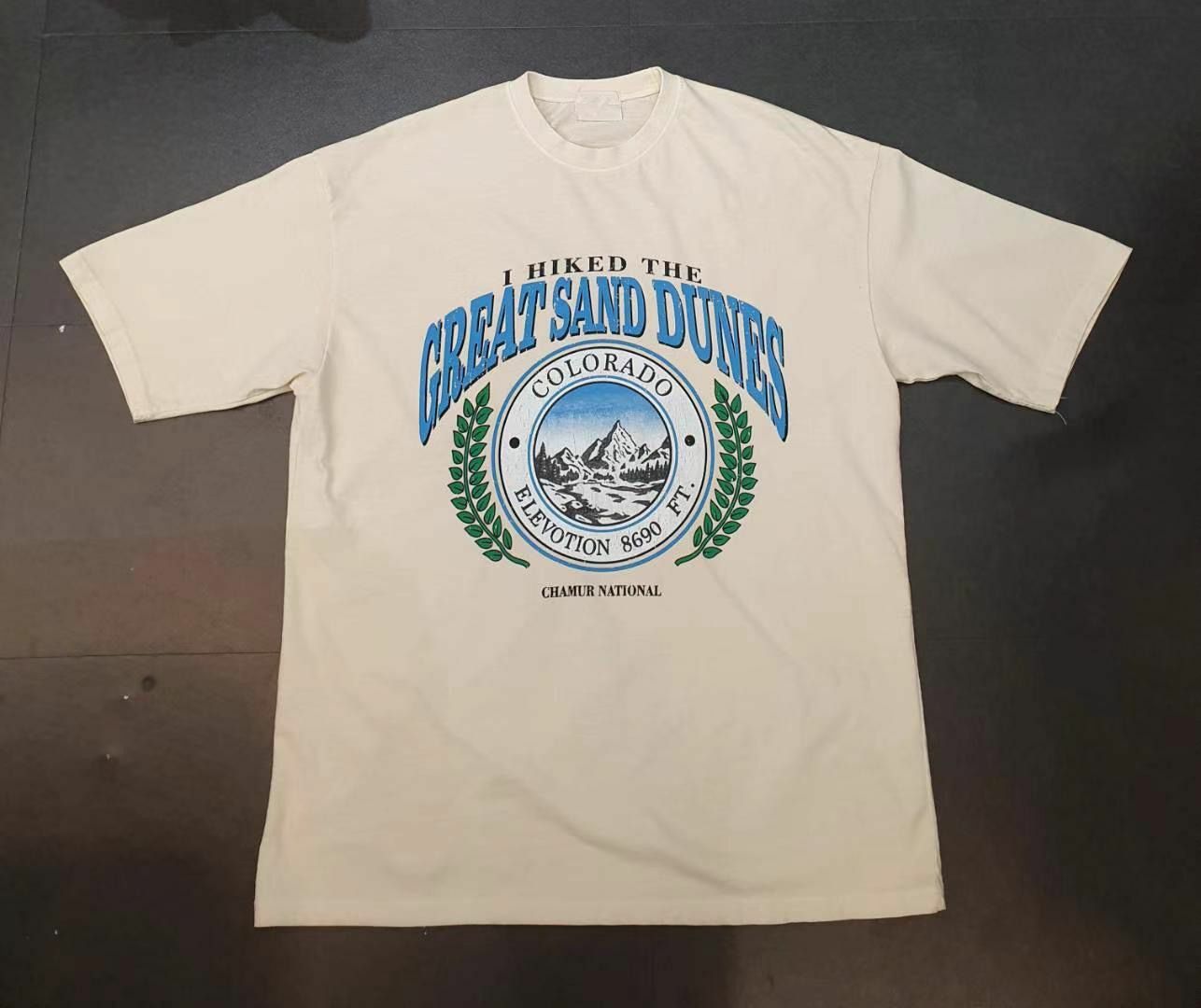 英文字圖案短袖Tee T5466