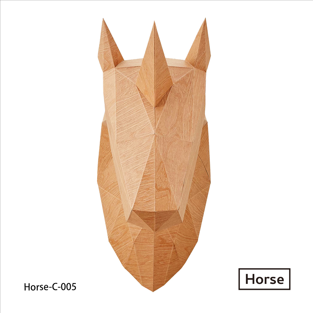 馬頭(牛皮木紋)拼圖