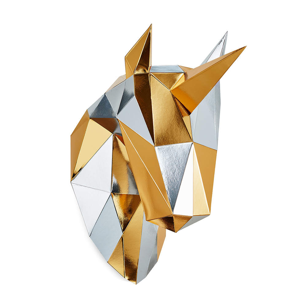 馬頭(全金箔)拼圖＋馬頭(全銀箔)拼圖