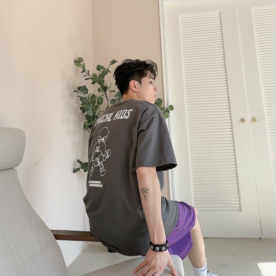 Q版滑板男孩 短Tee（3colors）