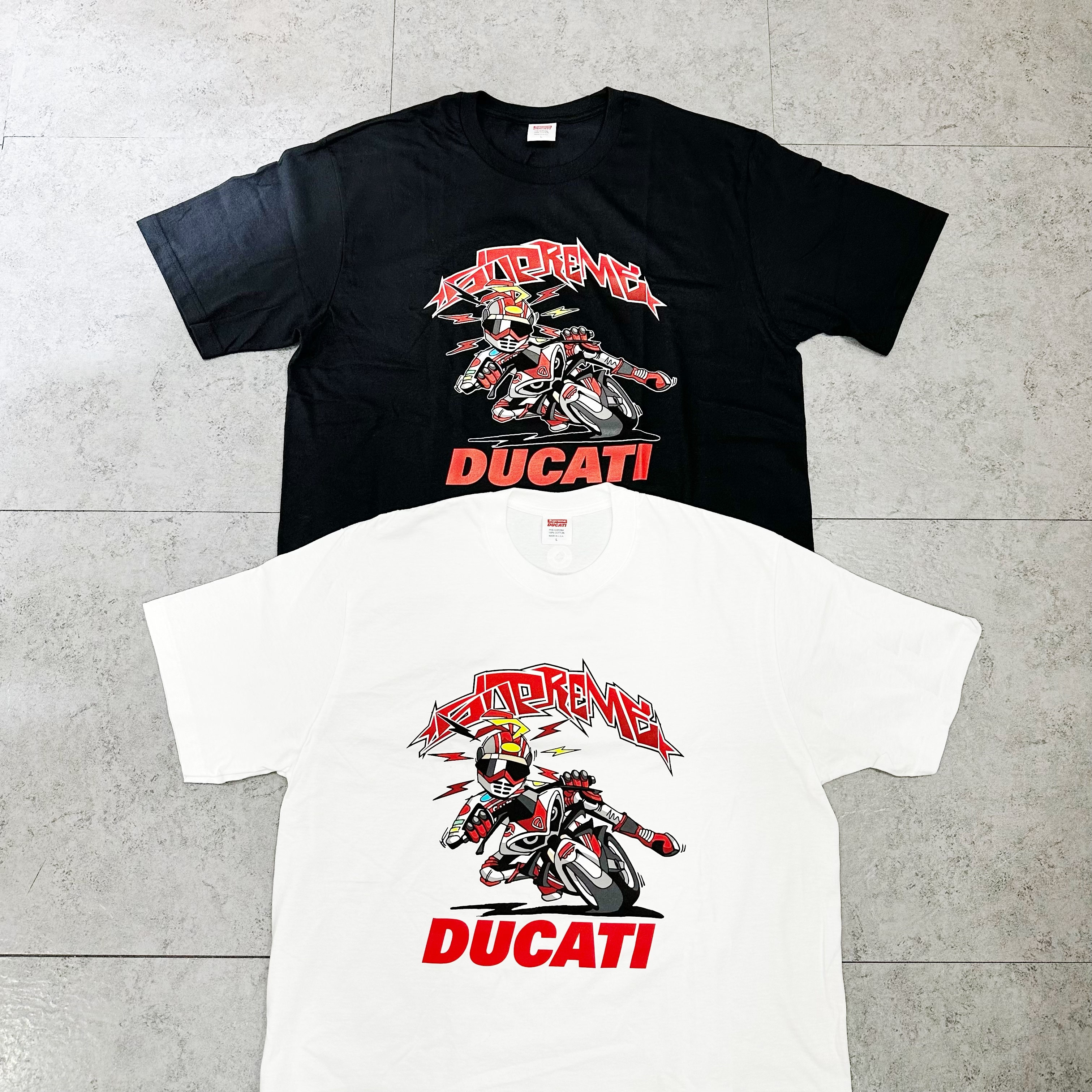 SUPREME® SS24 /DUCATI® BIKE TEE BLACK