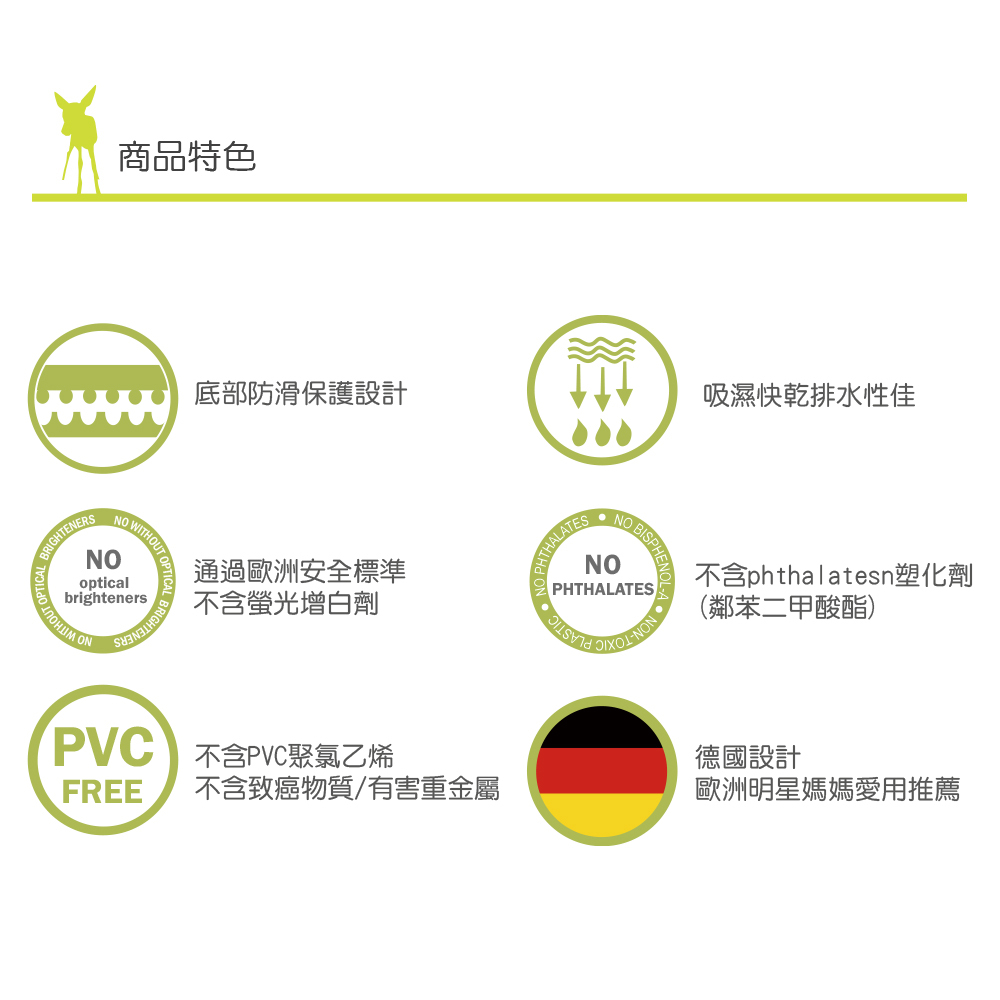 沙灘兒童鞋軟質橡膠鞋底設計,彈性柔軟,不易變形斷列,更可保護寶寶腳部不易受傷。可拆式鞋墊,吸濕快乾排水性佳,更方便清洗,是夏季寶寶沙灘玩耍必備