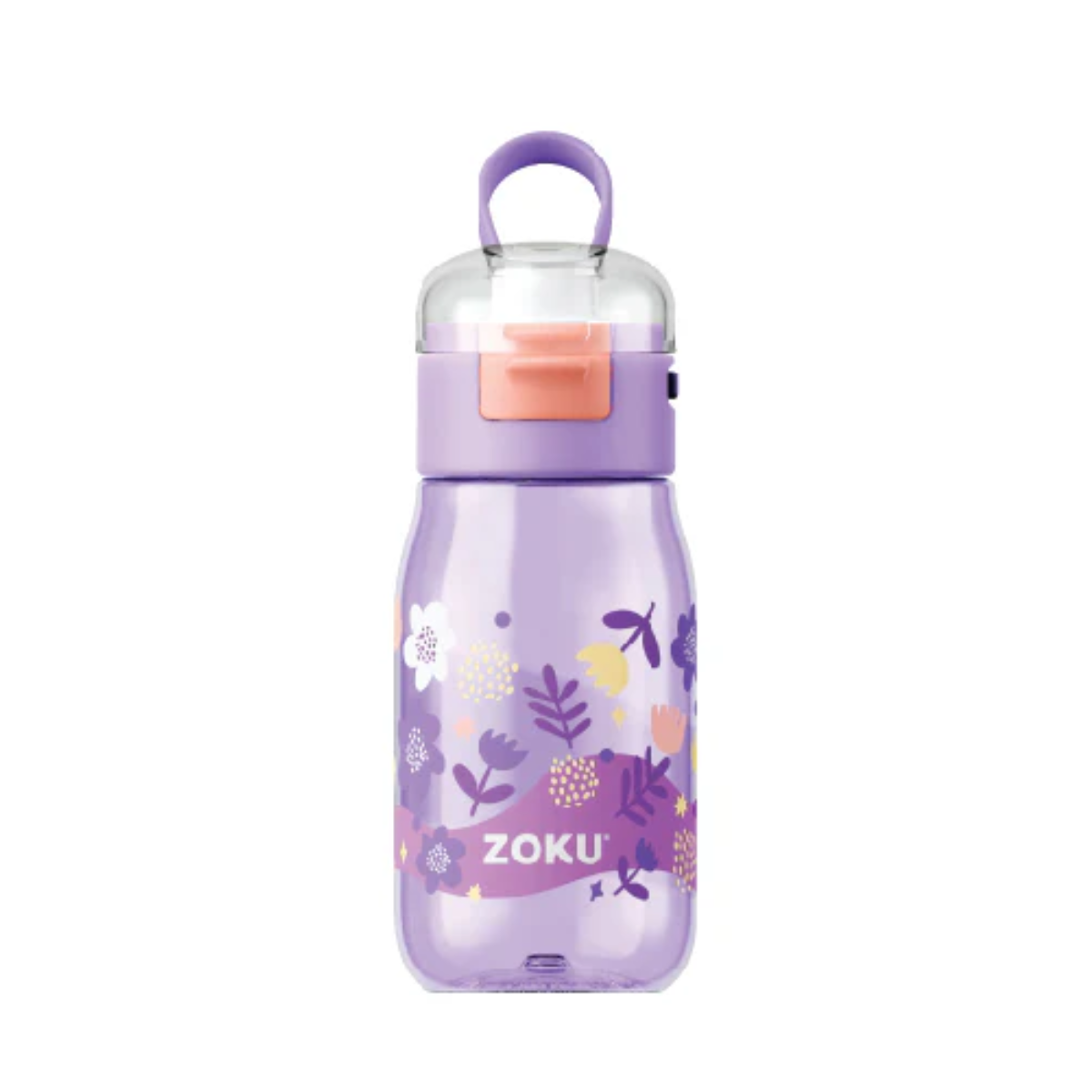 Zoku 兒童直飲式水瓶 475ml - Flower