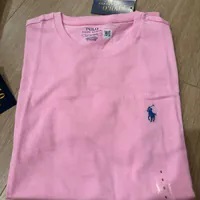 [S] PRL SMALL LOGO ROUND NECK SHORT SLEEVE T-SHIRT,PINK, 710938686003-PINK (SRL134)