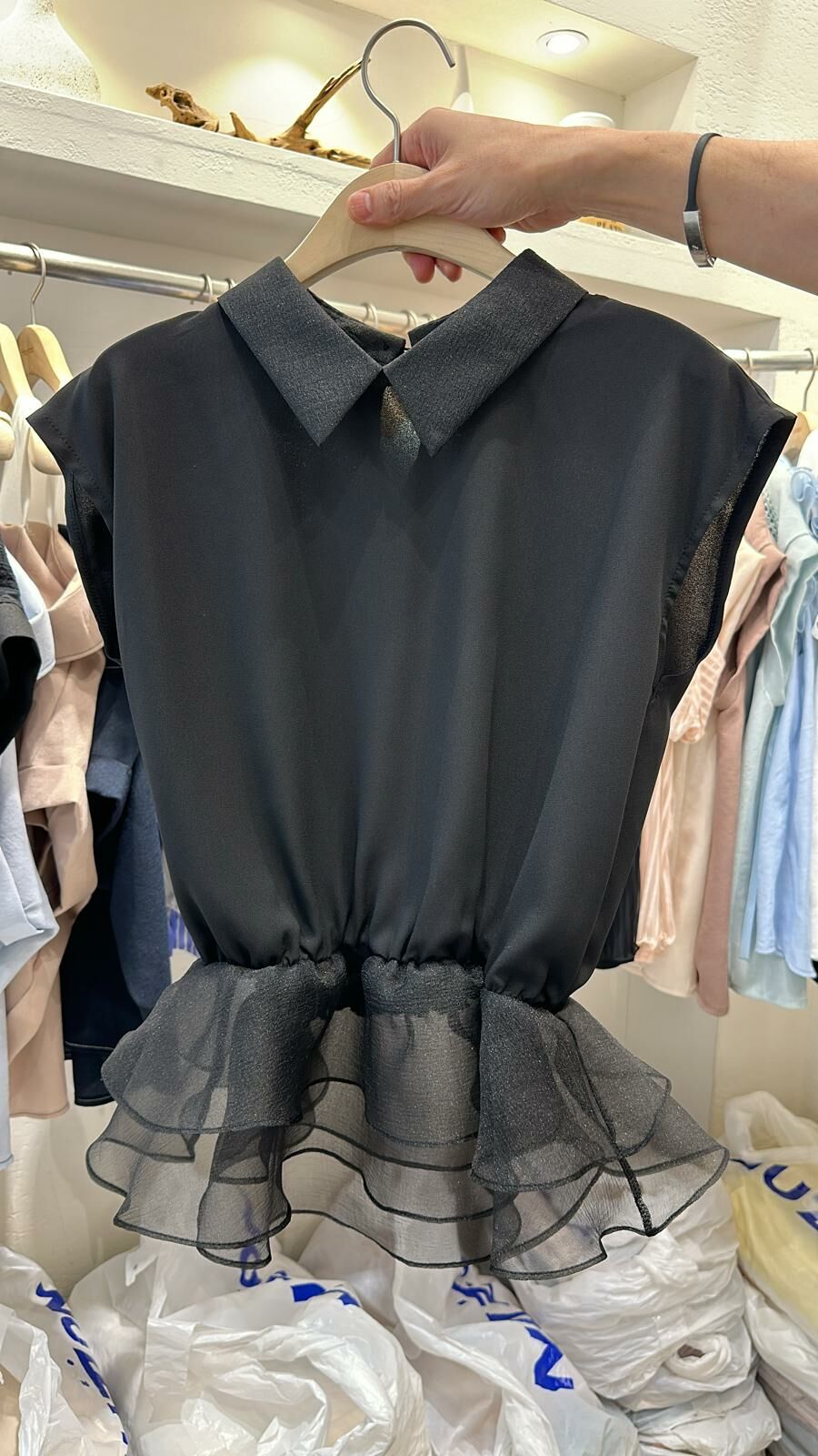 EK251 LACE下擺上衣