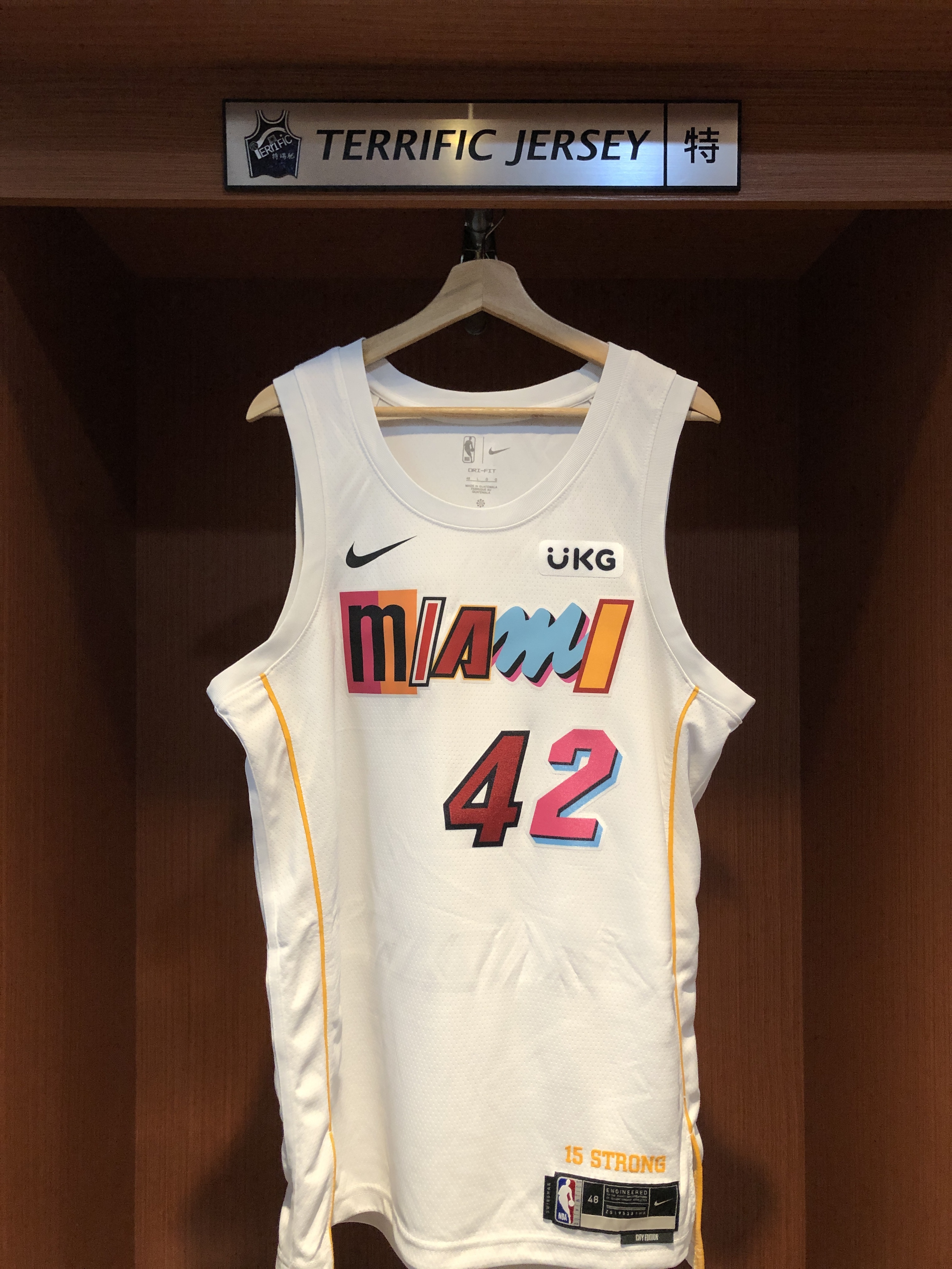 NBA球衣 Kevin Love 邁阿密熱火城市白 City Nike Swingman 球迷版 熱轉印 含贊助商標 全新