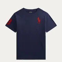 [S] PRL KIDS BIG PONY CREW NECK TEE,NAVY, 323832907039-NAVY (SRL145)