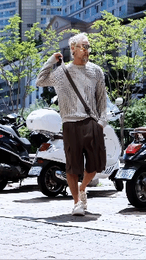 十字架透視針織衫上衣