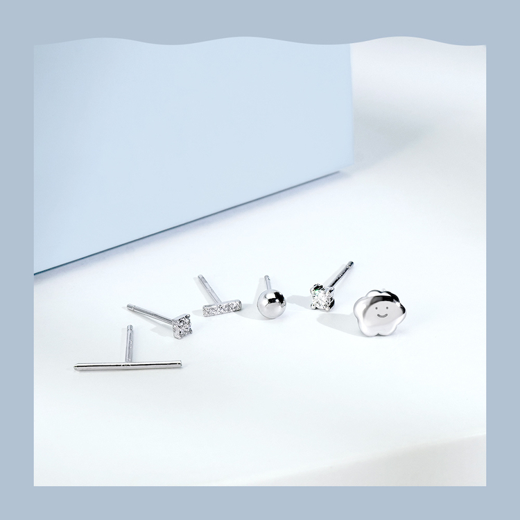 Story+聯名系列 喜怒哀樂純銀耳環組