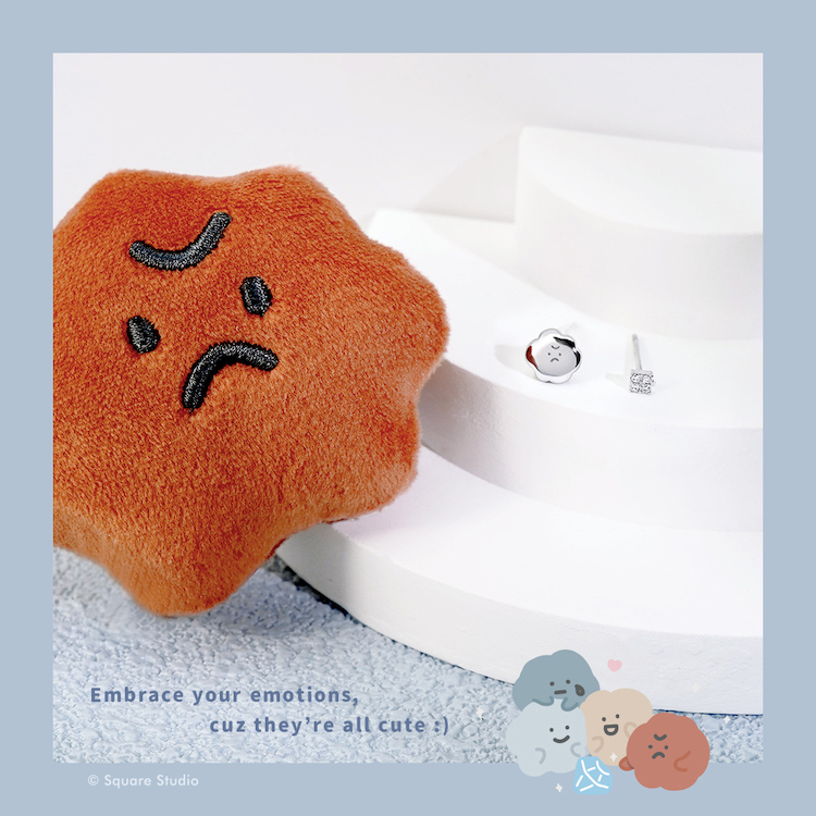 Story+聯名系列 喜怒哀樂純銀耳環組