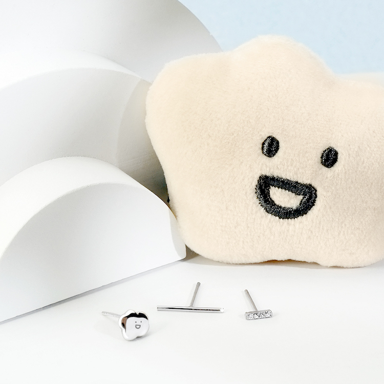 Story+聯名系列 喜怒哀樂純銀耳環組