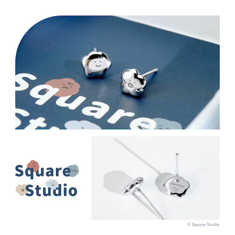 Story+聯名系列 喜怒哀樂純銀耳環組