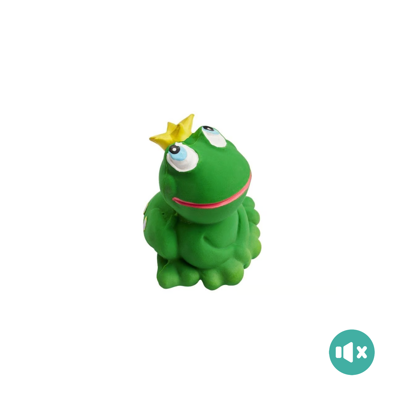 《 Lanco 》天然無毒橡膠玩具｜不會啾系列【青蛙王子】