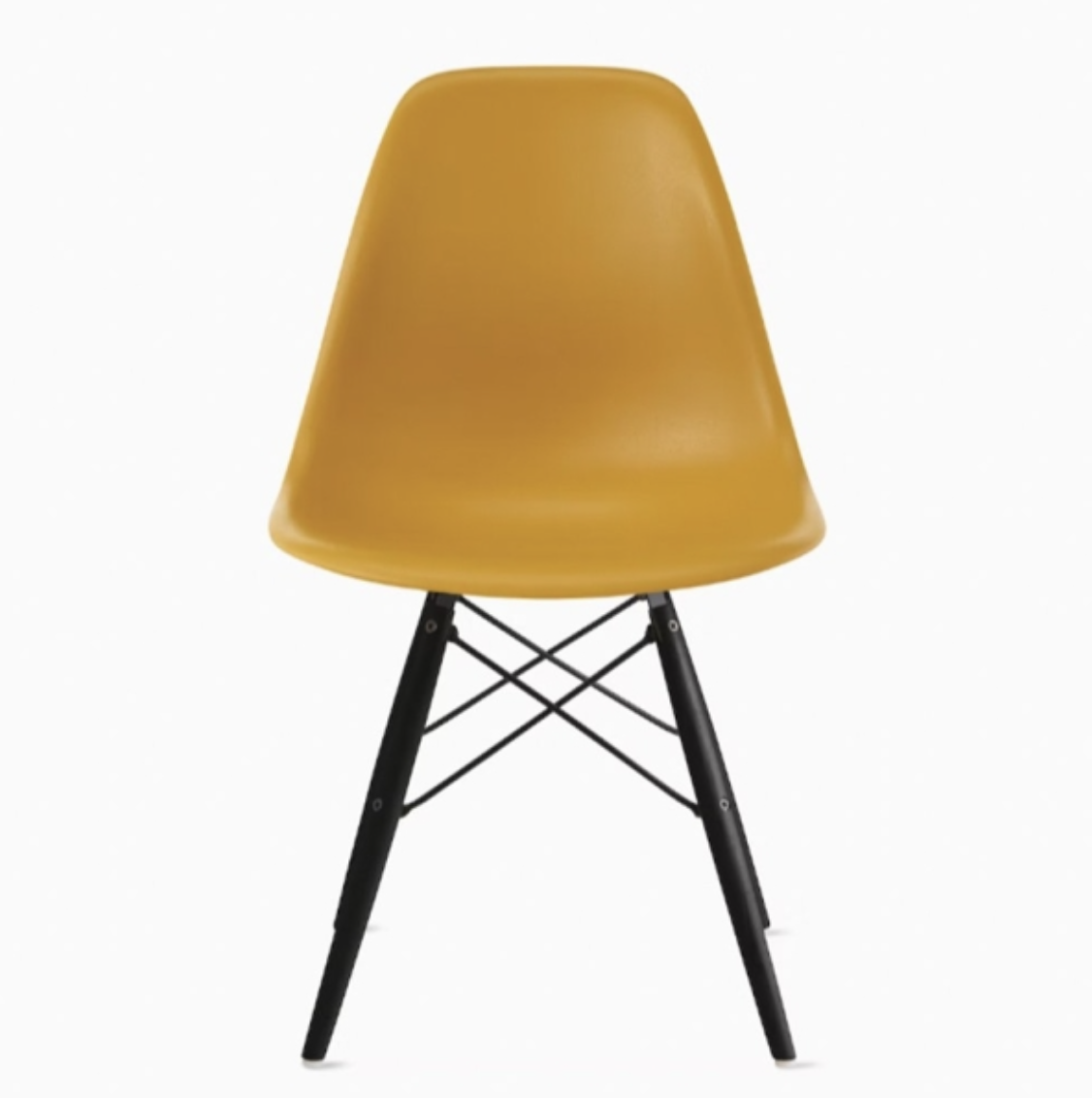 Eames® Molded Plastic Side Chair with Dowel Base (DSW)