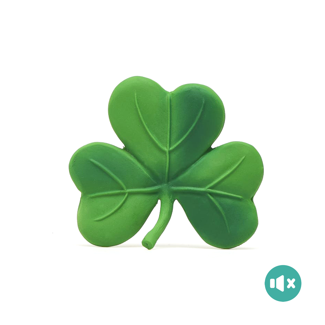 《 Lanco 》天然無毒橡膠玩具｜不會啾系列【三葉草】