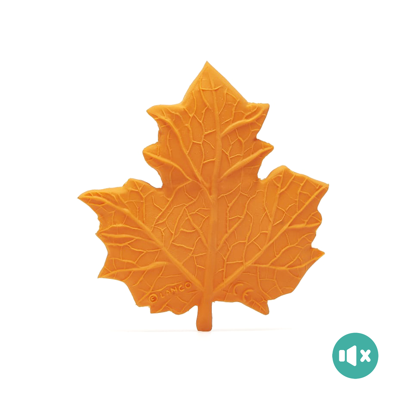 《 Lanco 》天然無毒橡膠玩具｜不會啾系列【楓葉】