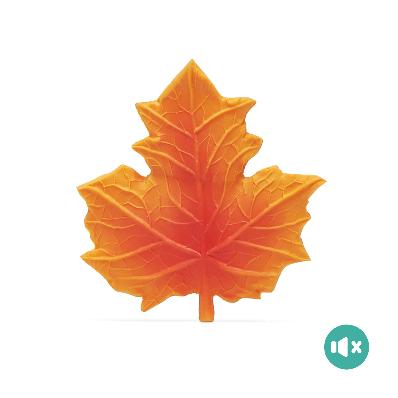 《 Lanco 》天然無毒橡膠玩具｜不會啾系列【楓葉】