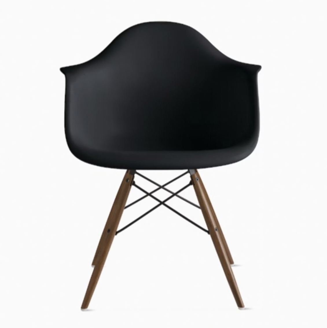 Eames® Molded Plastic Armchair with Dowel Base (DAW)