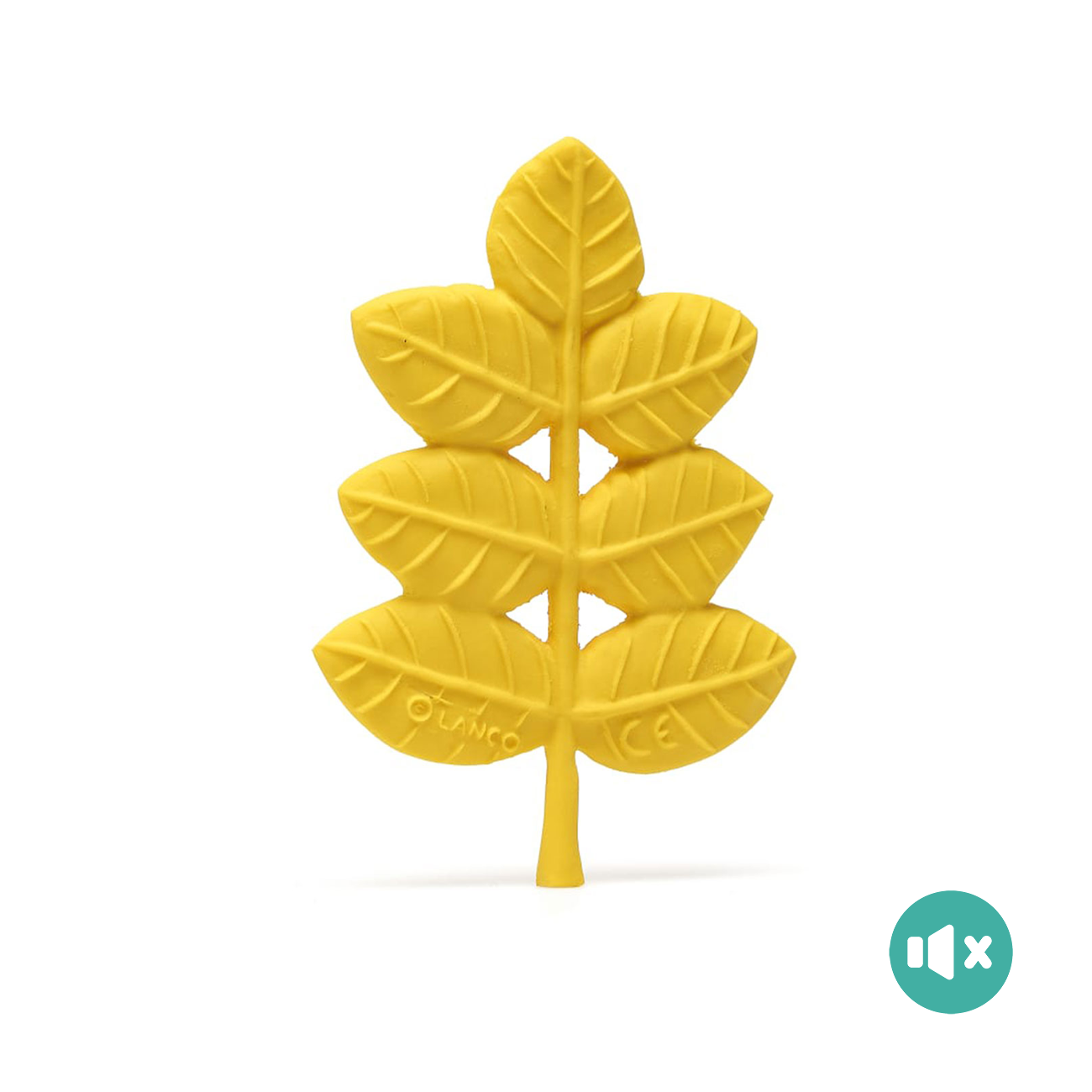 《 Lanco 》天然無毒橡膠玩具｜不會啾系列【金枝葉】