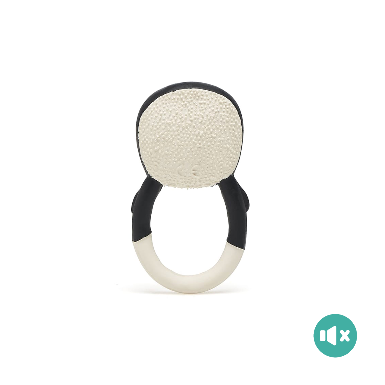 《 Lanco 》天然無毒橡膠玩具｜不會啾系列【企鵝圈圈】