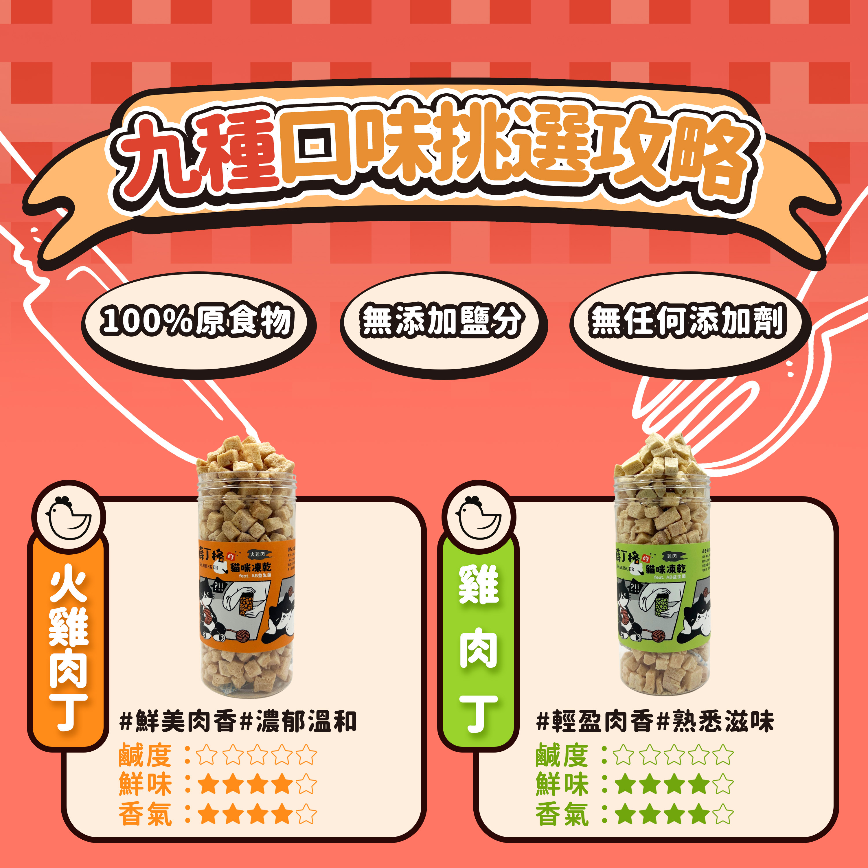 薛丁格的貓咪凍乾 全系列 小塊肉丁|貓零食