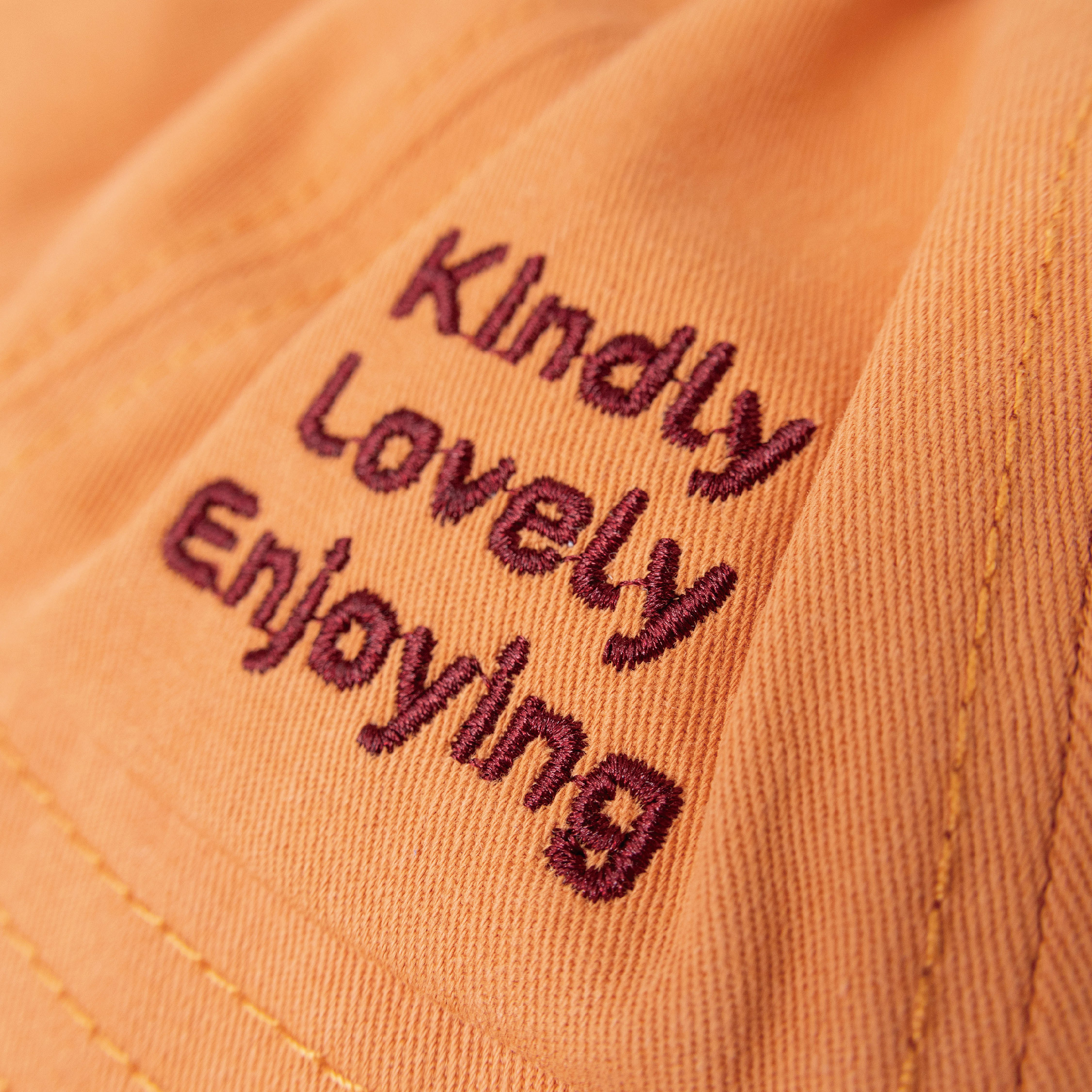 【JA1424】刺繡字母帆布漁夫帽＊二色