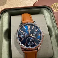 [S] FOSSIL BQ3765 RYE MULTIFUNCTION LEATHER WATCH,BROWN, 796483555945 (SFF40)