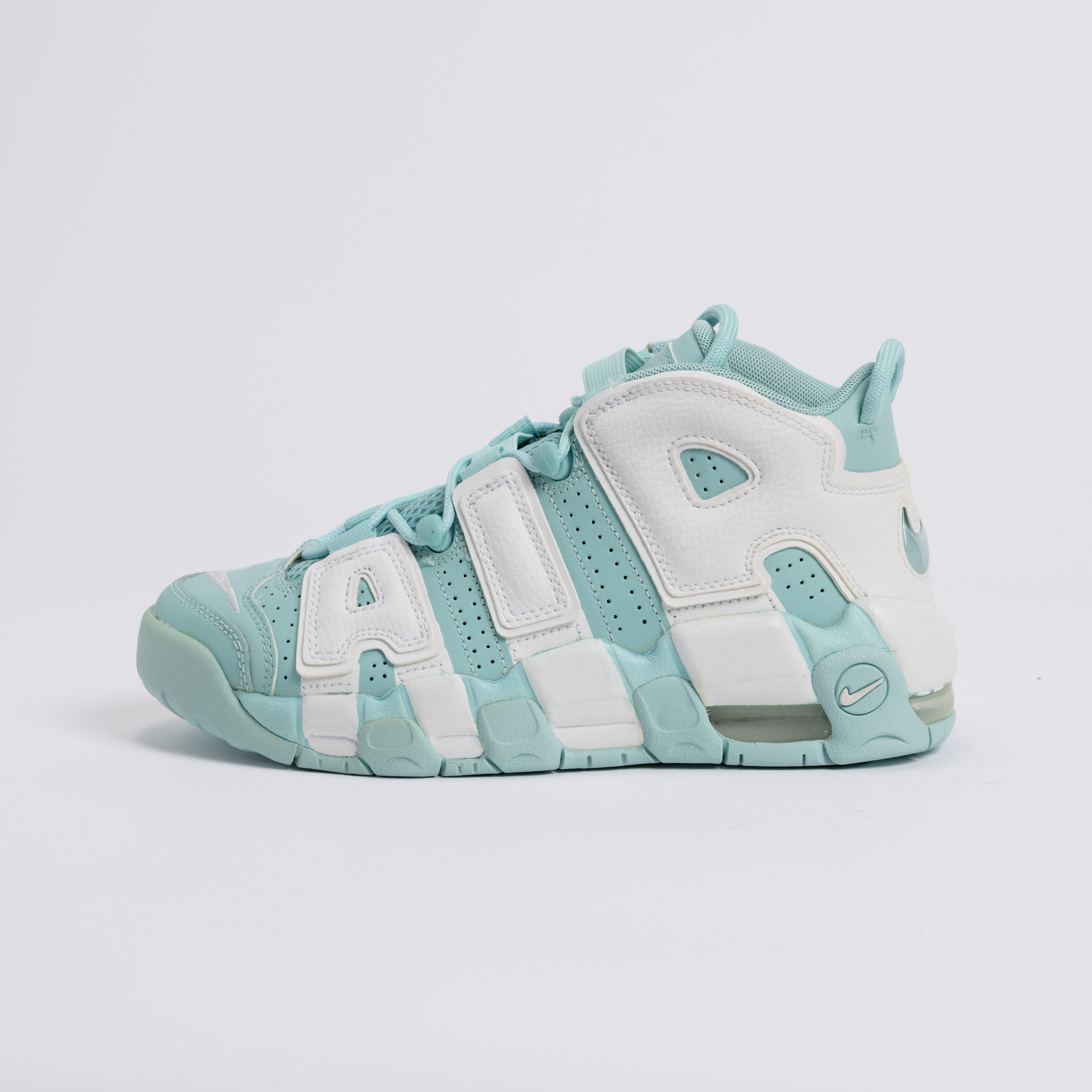 【瑕疵商品12】-(B9)-NIKE AIR MORE UPTEMPO (GS) 大AIR TIFFANY-415082 300