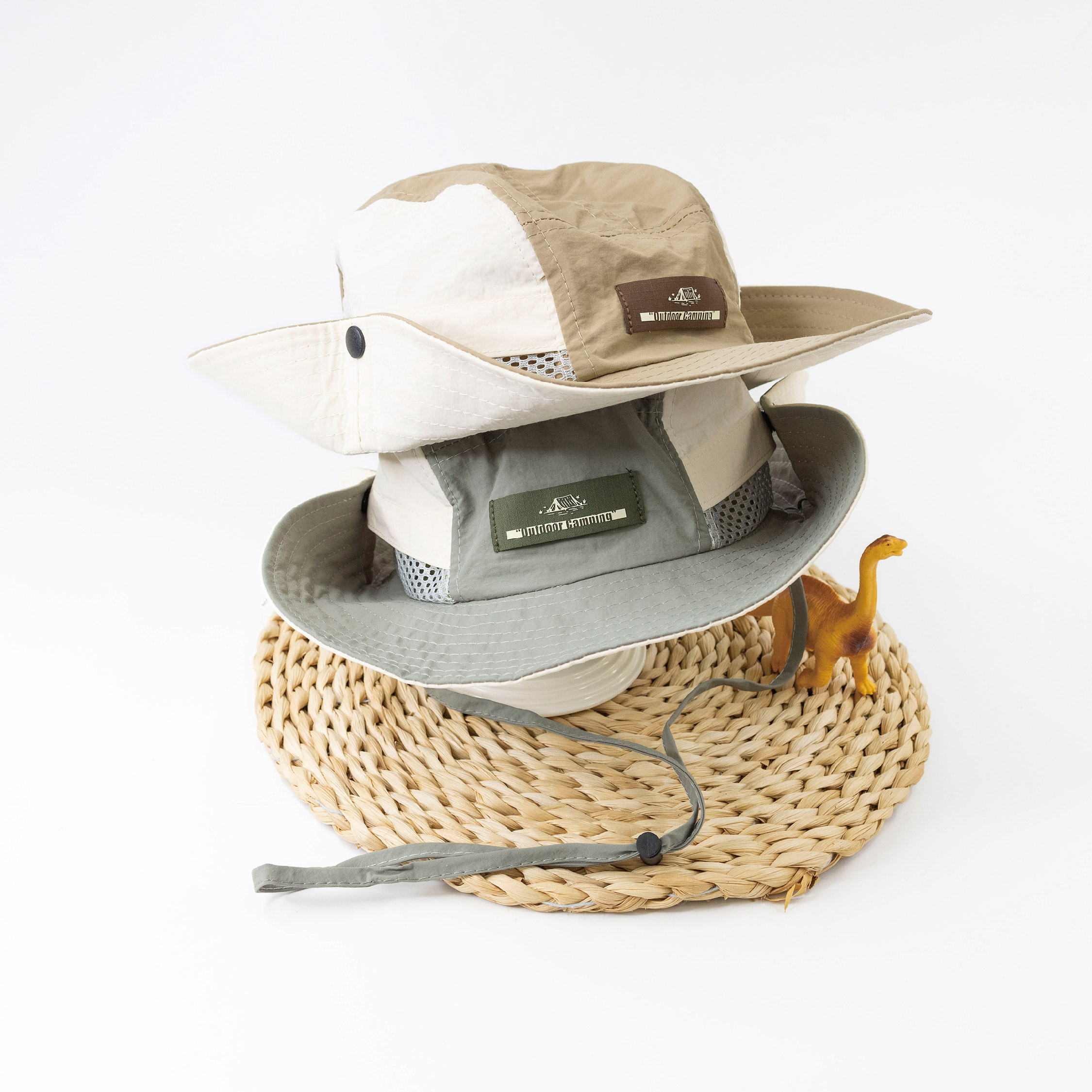 【JA1420】雙色網眼透氣速乾防曬登山/漁夫帽＊二色