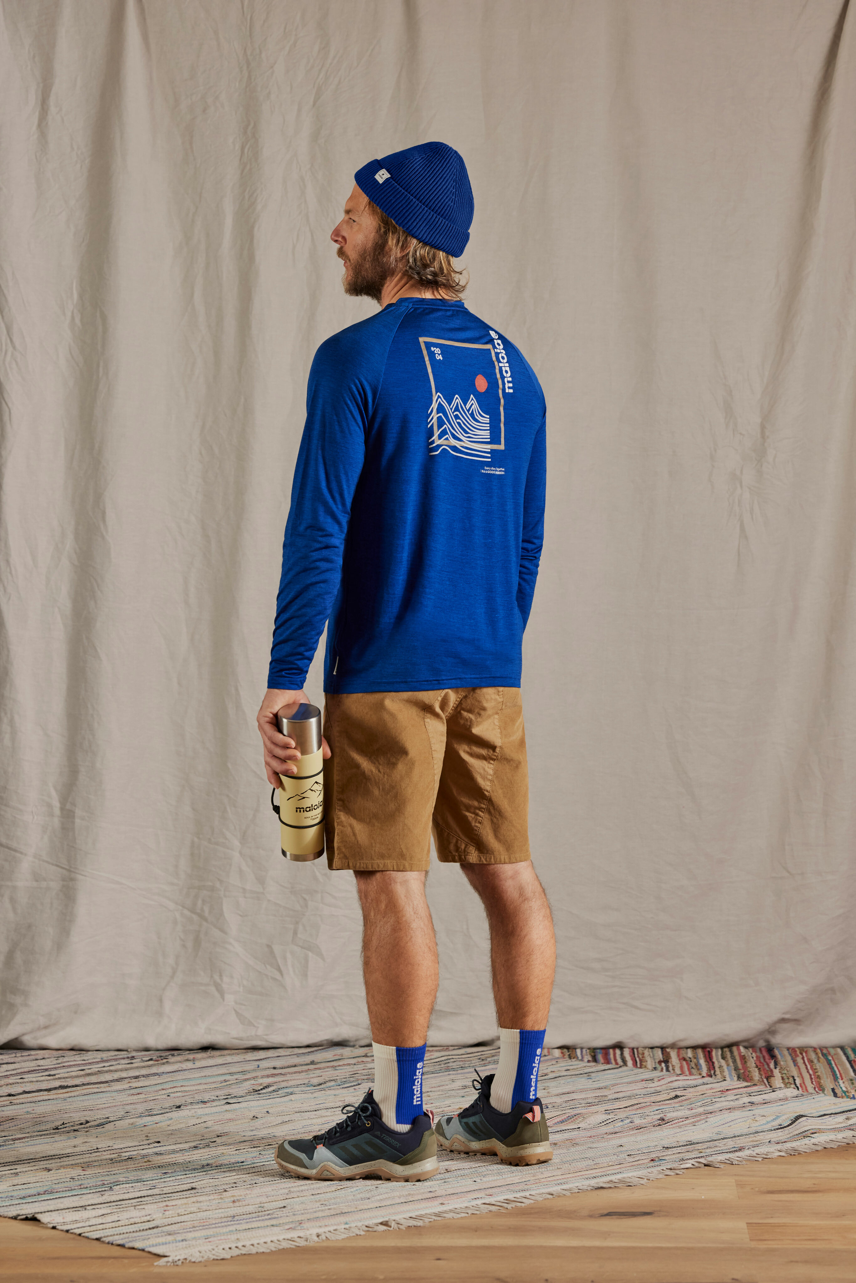 【MALOJA】男快乾羊毛長袖上衣 / 24MA37213-[森林綠、經典黑]