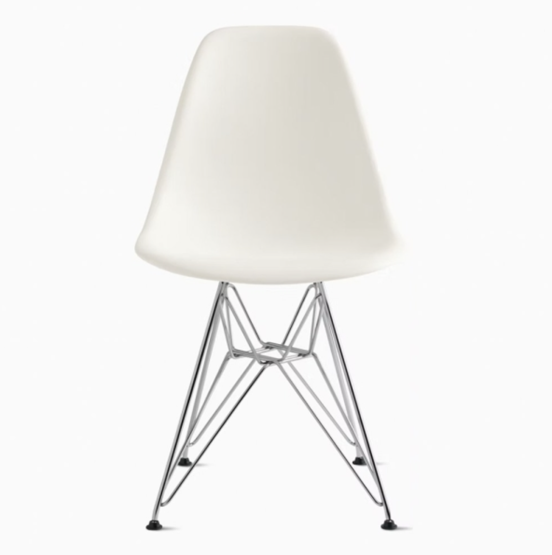 Eames® Molded Plastic Side Chair with Wire Base (DSR)