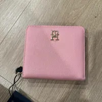 [S] TOMMY HILFIGER 69JAI54630 SMALL ZIP AROUND WALLET,PINK, 197232547455 (STH673)