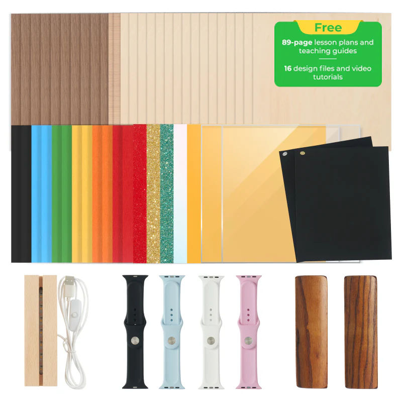 Makeblock xTool P2 Laser Material Education Package