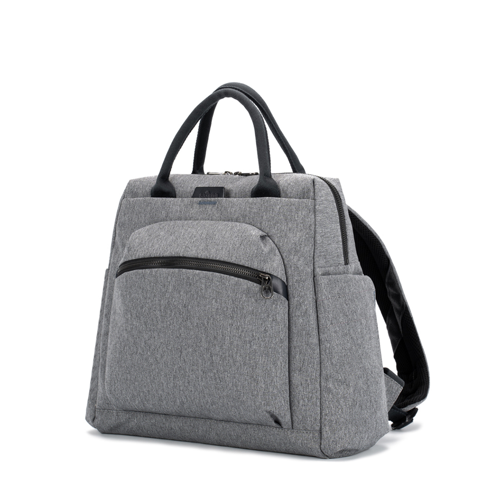 Fresh 青職人 個性後背包-麻花灰