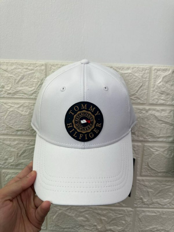 [S] TOMMY HILFIGER 69J5954 LOGO FLAG HAT,WHITE, 197232545628 (STH678)