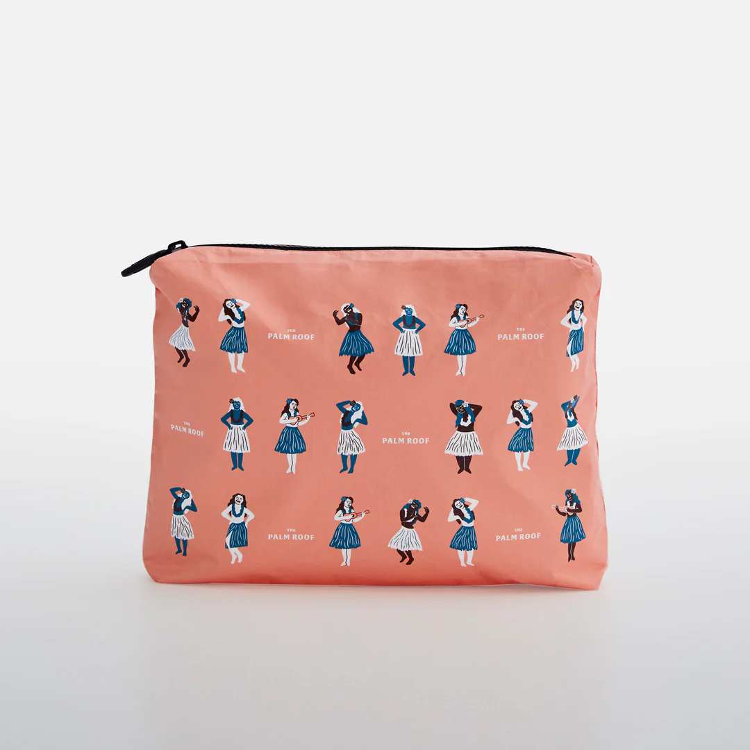 THE PALM ROOF-EVERYDAY POUCH HULA GIRL 防潑水收納包